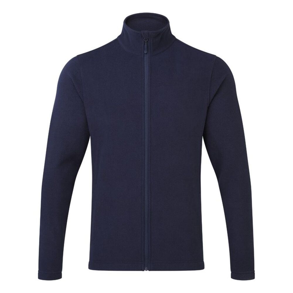 Premier Mens Recyclight Full Zip Fleece Jacket / Navy